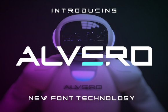 Alvero: A Futuristic Display Font for Bold Campaign Visuals