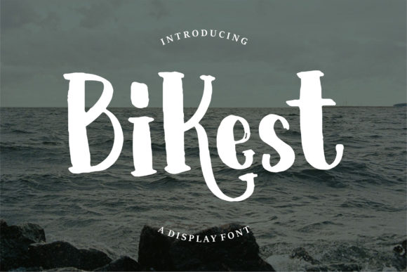 Bikest Display Font for Whimsical Handmade Designs