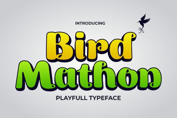 Birdmathon: A Bold Display Font for Campaign-Ready Headlines