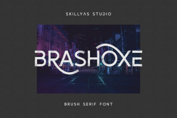 Brashoxe Font: A Modern Display Typeface for Bold Branding