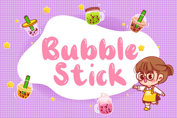 Bubble Stick: A Bubbly Display Font for Creative Branding