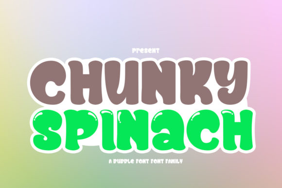 Chunky Spinach: A Friendly, High-Impact Display Font
