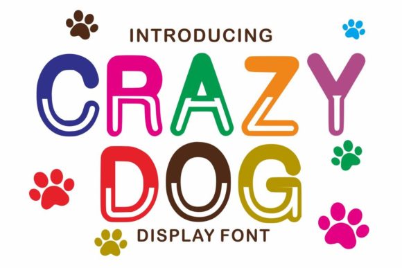Crazy Dog Font for Friendly, Bold Branding Projects