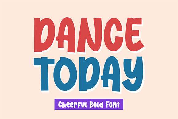 Dance Today: A Sweet & Cool Display Font for Scroll-Stopping Design