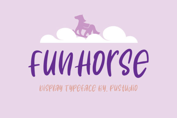 Fun Horse Font: A Paint-Brushed Display Font for Playful Branding