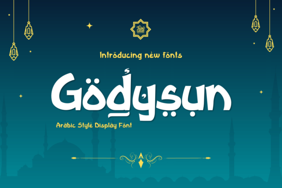Godysun: A Premium Arabic Display Font for Elegant Branding