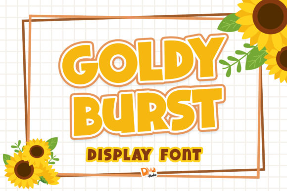 Goldy Burst Display Font for Editorial Impact