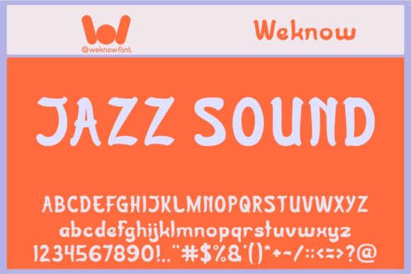 Jazz Sound Font: A Cool, Neat Display Typeface for Bold Branding