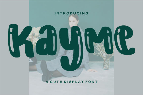 Kayme: A Modern Whimsical Display Font for Digital Brands
