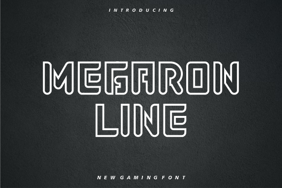 Megaron Line: A Bold and Authentic Display Font for Editorial Design