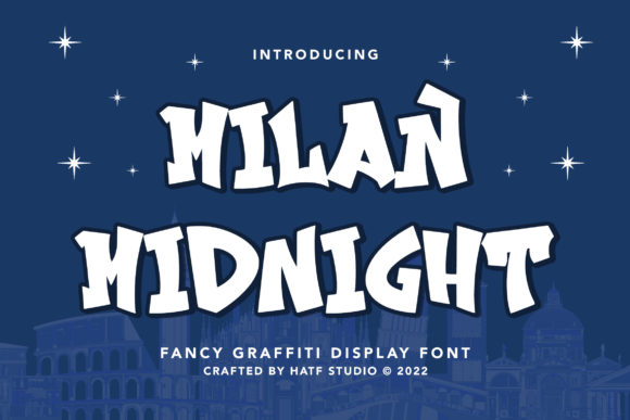 Milan Midnight Display Font for Bold Digital Branding
