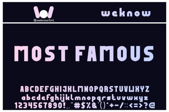 Most Famous Font for Luxury Display Design