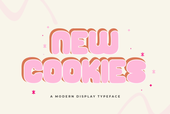 New Cookies Font for Playful Brand Identity Projects