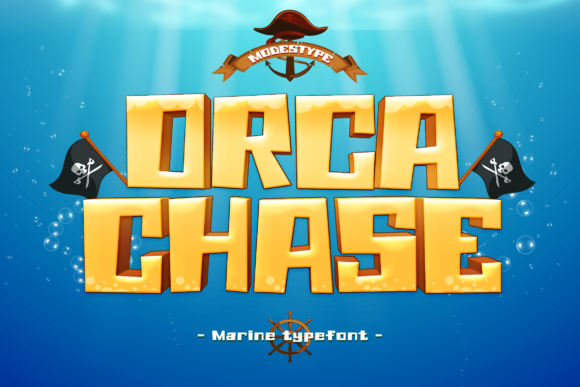 Orca Chase: A Futuristic Display Font for Bold Editorial Moments