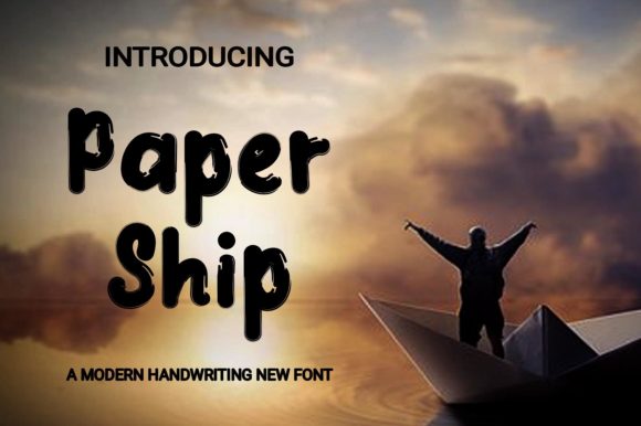 Paper Ship: A Cute & Casual Display Font for Scroll-Stopping Visuals