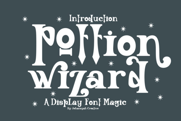 Pottion Wizard Font for Modern Display & Social Campaigns
