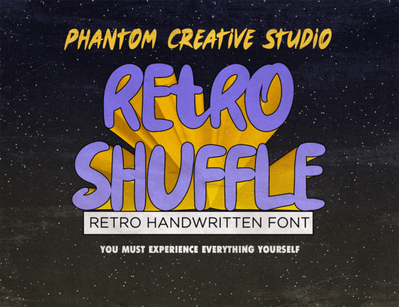 Retro Shuffle: A Bold Vintage Display Font for Digital Brands