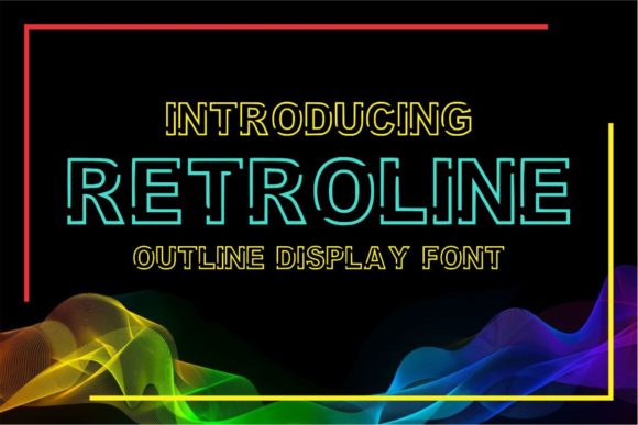 Retroline Display Font for Bold Digital Headlines
