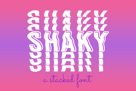 Shaky Font: A Display Font for Expressive Digital Branding