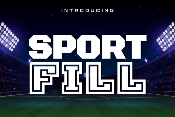 Sport Fill: Bold Display Font for High-Impact Web Design
