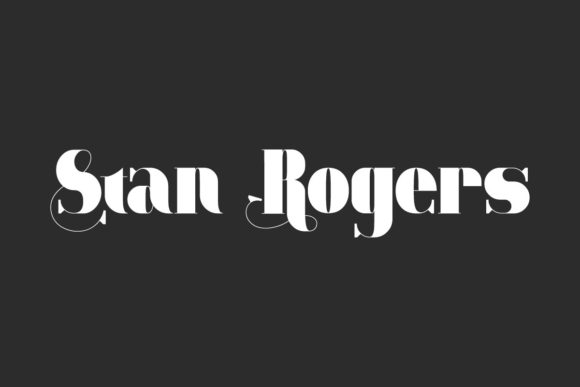 Stan Rogers Display Font for Bold Digital Branding