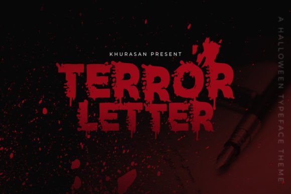 Terror Letter: A Spooky Display Font for Halloween Branding