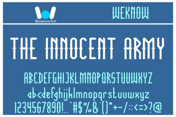 The Innocent Army Display Font for Memorable Brand Identity
