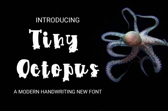 Tiny Octopus: A Cute and Casual Display Font for Real Branding