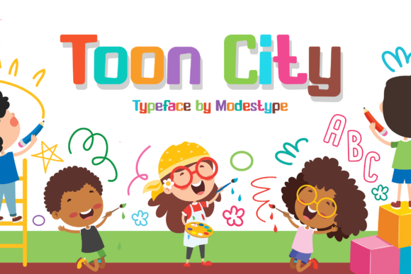 Toon City Display Font for Playful Brand Campaigns