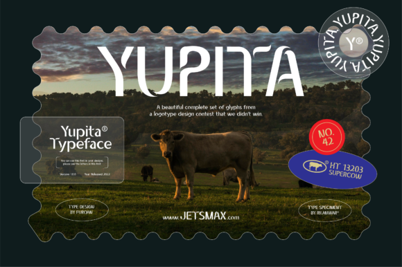 Yupita: A Stylish Display Font for Small Business Branding